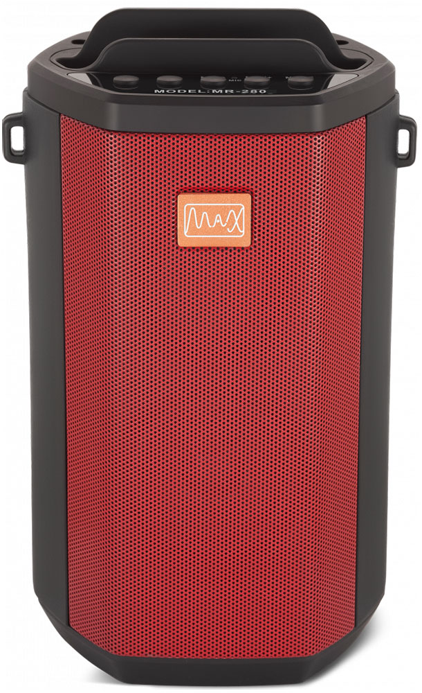 Портативная акустика MAX MR-280 Red радиоприемник max mr 460