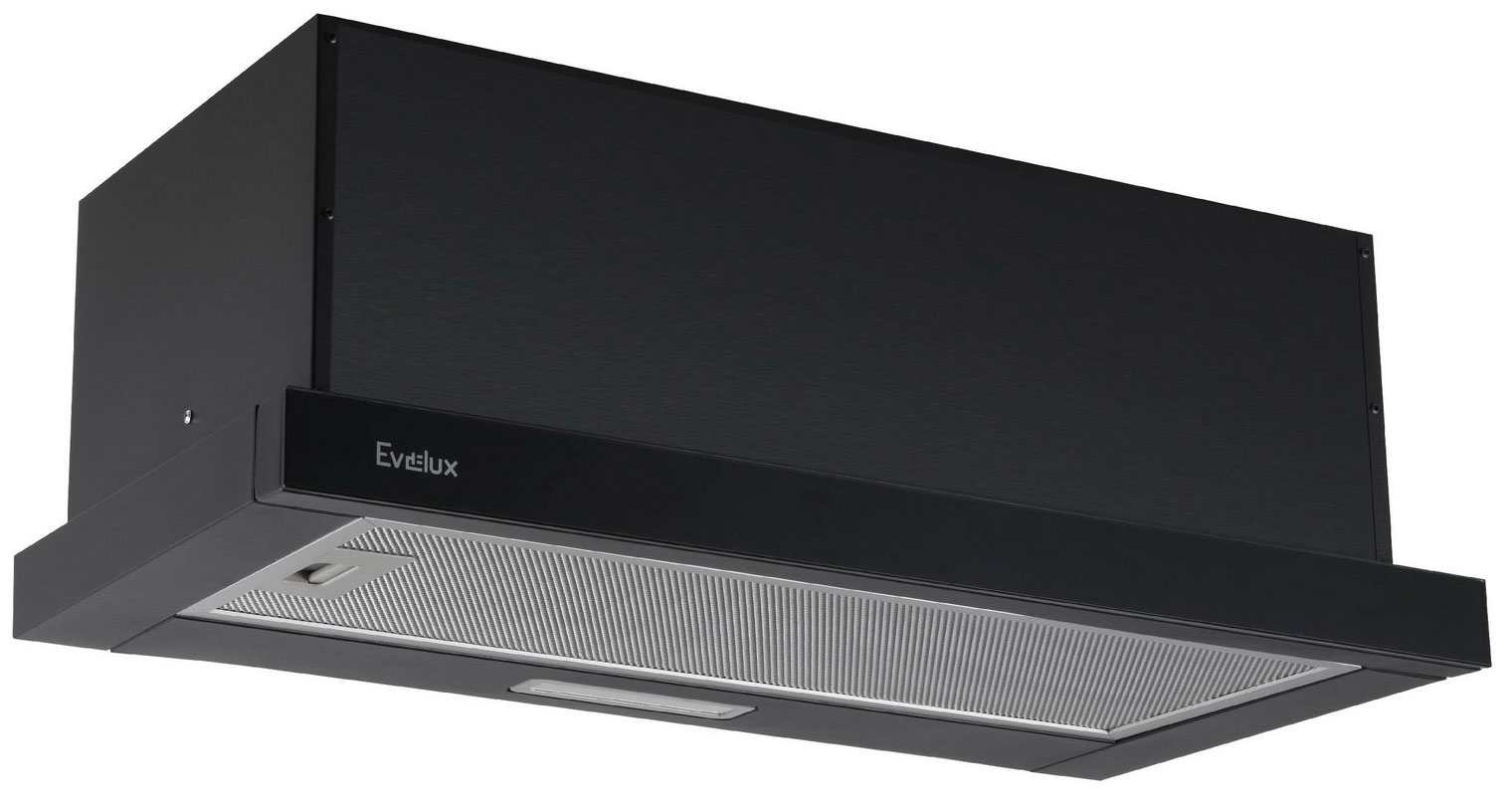 Изображение товара Вытяжка Evelux TEL 60 BG телескопическая для кухни мощность 135 Вт