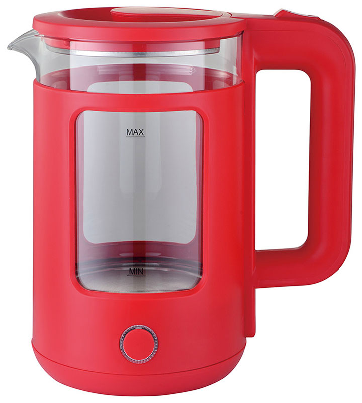 Изображение товара Чайник электрический Energy E-256 1.5 л, красный (164152)