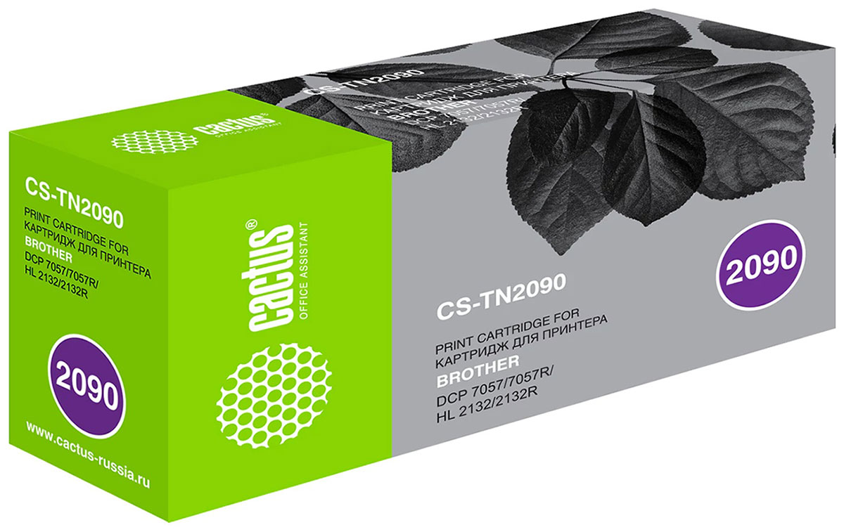 Изображение товара Картридж лазерный CACTUS CS-TN2090 для Brother DCP-7057R - 1000 страниц