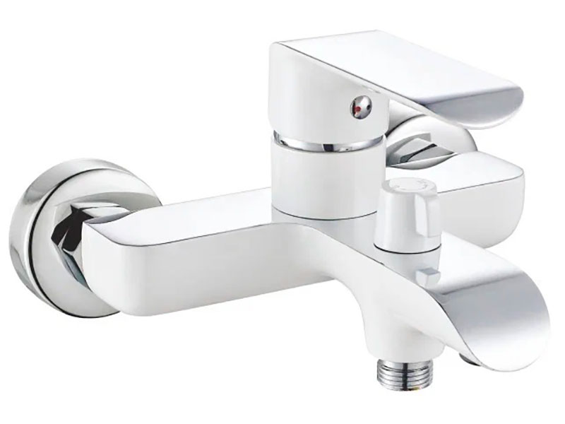 

Смеситель для ванны Rose R21F/белый (R2102F)