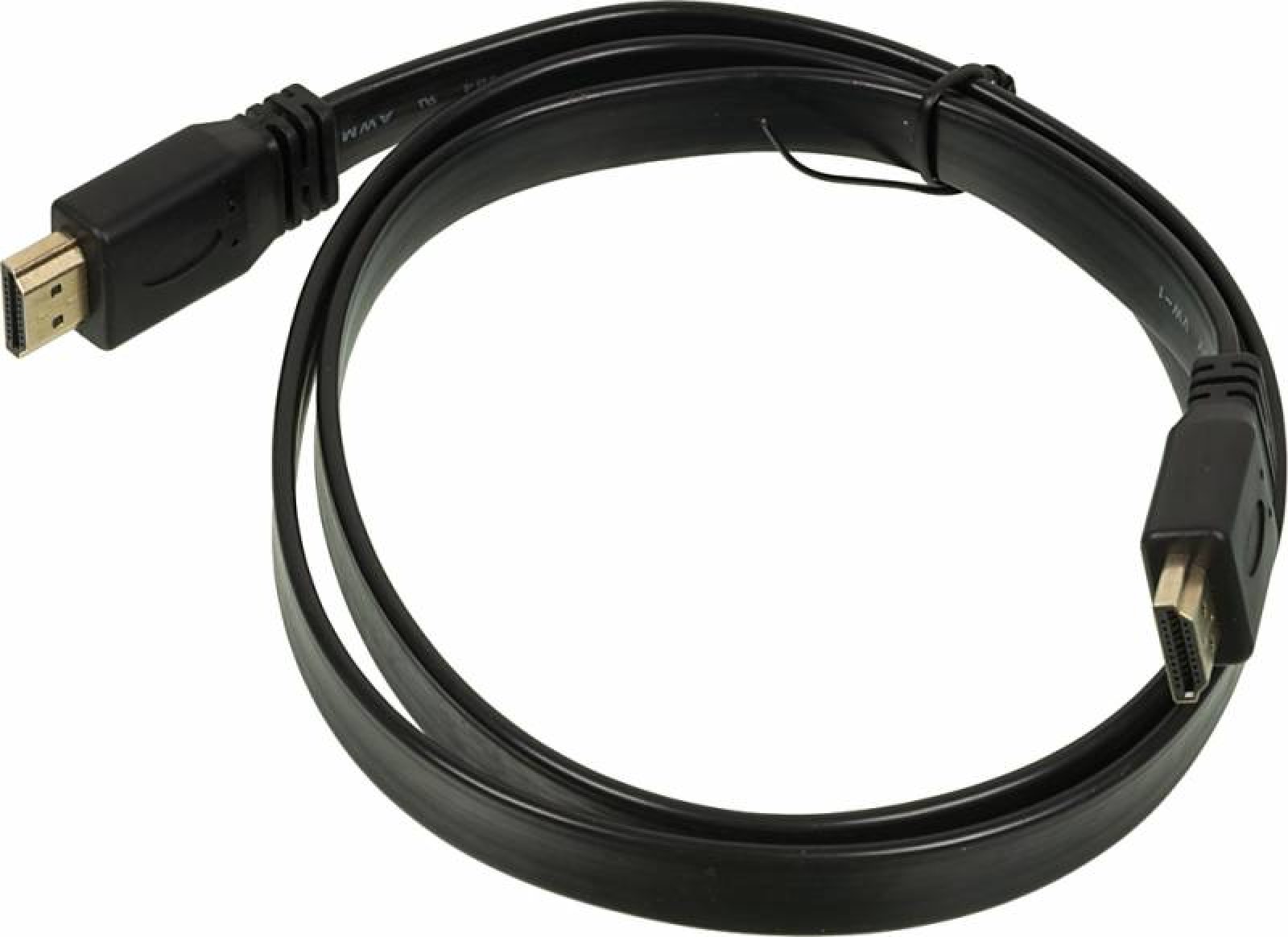 Изображение товара Кабель HDMI High Speed ver 1.4 1м плоский позолоченные контакты