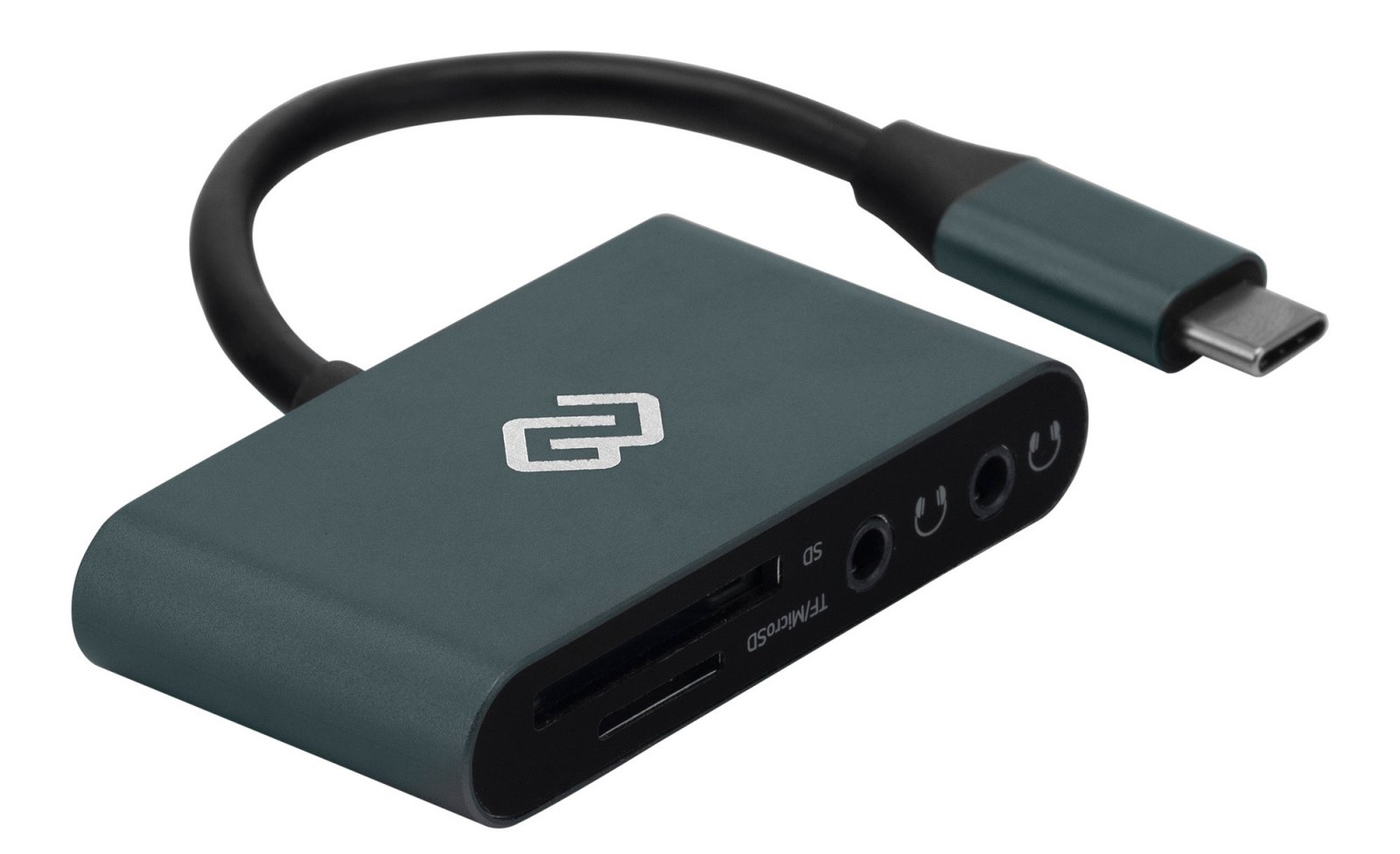 Изображение товара Устройство чтения карт памяти Digma Type C CR-СA2512-G серый