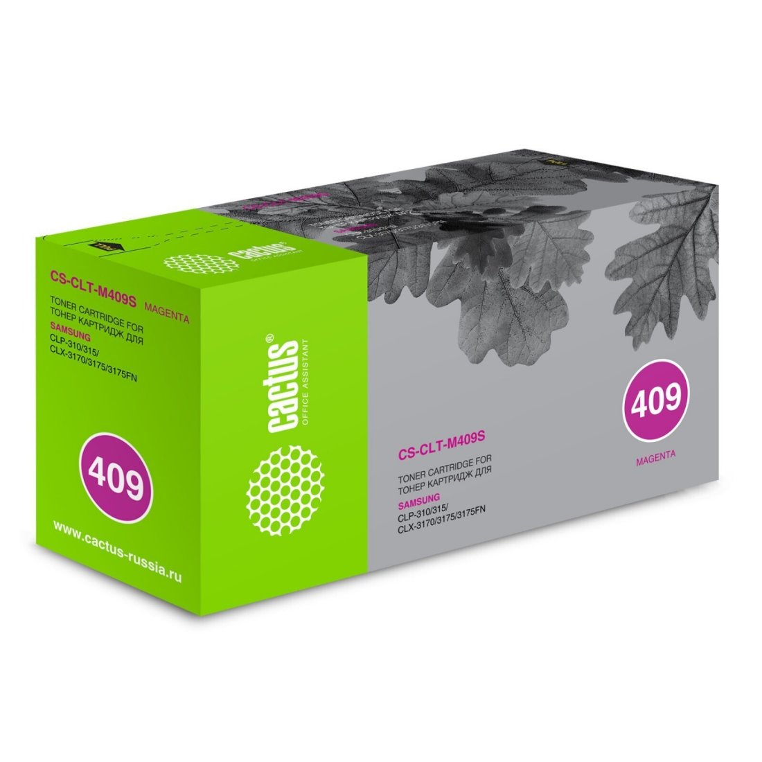 Изображение товара Картридж лазерный Cactus CS-CLT-M409S пурпурный для Samsung 1000 страниц