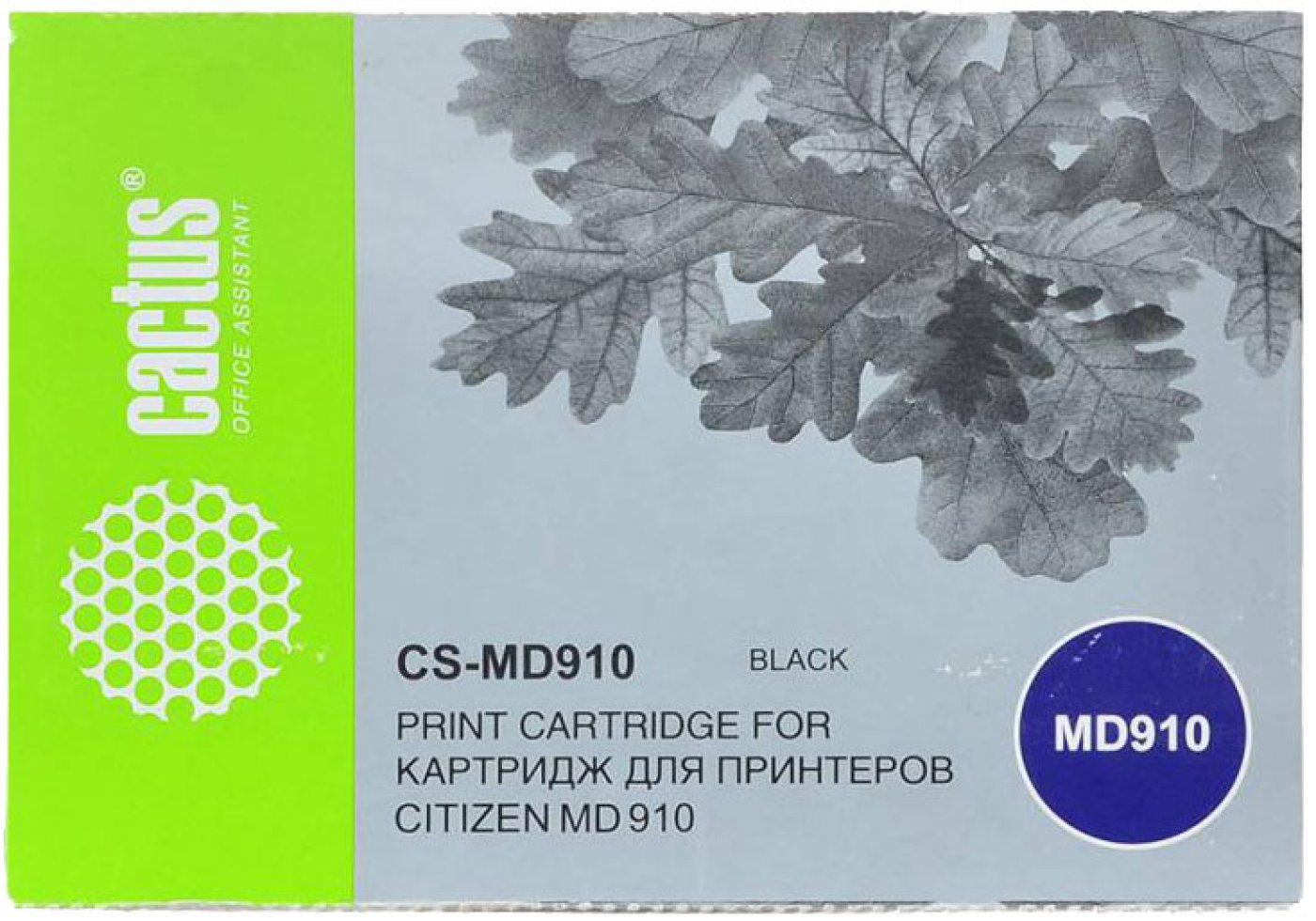 Изображение товара Картридж матричный Cactus CS-MD910 черный для Citizen MD-910