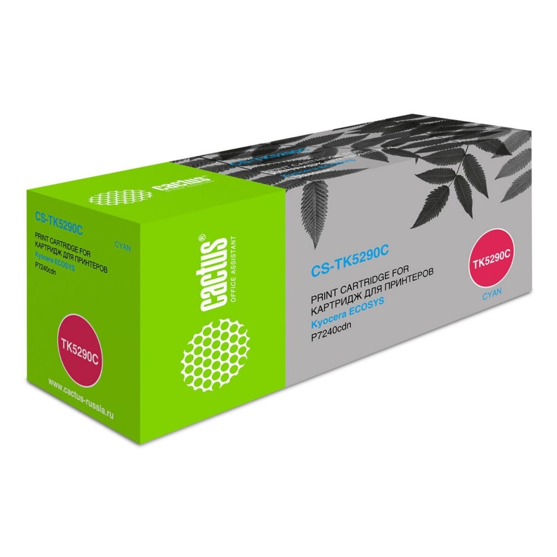 Изображение товара Картридж лазерный Cactus CS-TK5290C TK-5290C голубой (13000стр.) для Kyocera Ecosys P7240cdn