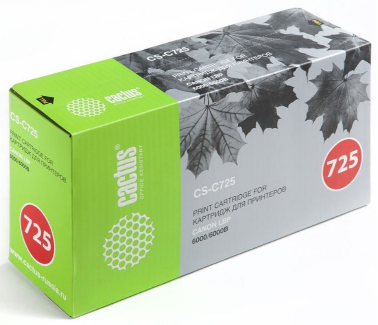 Изображение товара Лазерный картридж Cactus CS-C725S 725 черный для Canon 6000/6000b