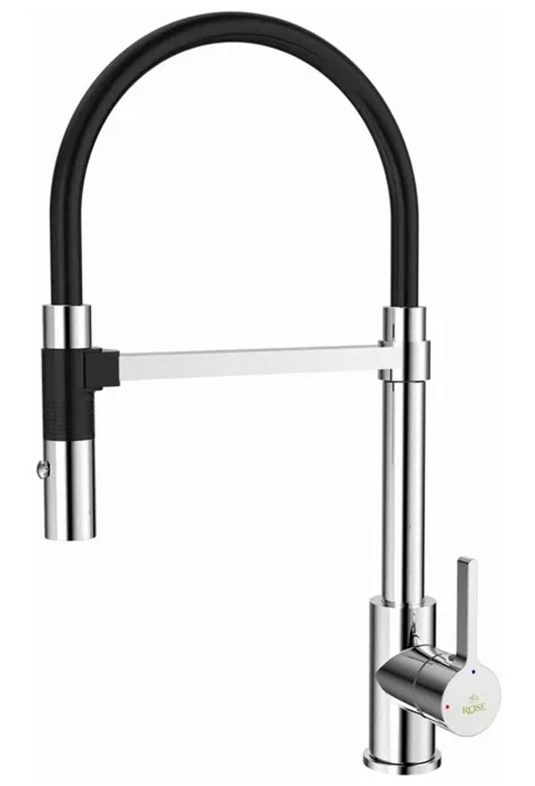 Изображение товара Кухонный смеситель Rose R133, рычажный, с аэратором и хромированным покрытием