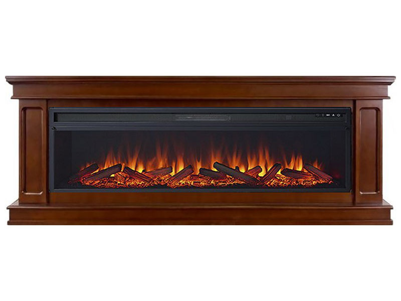 Изображение товара Каминокомплект Royal Flame Geneva 60 Темный дуб с очагом Vision 60 LOG LED