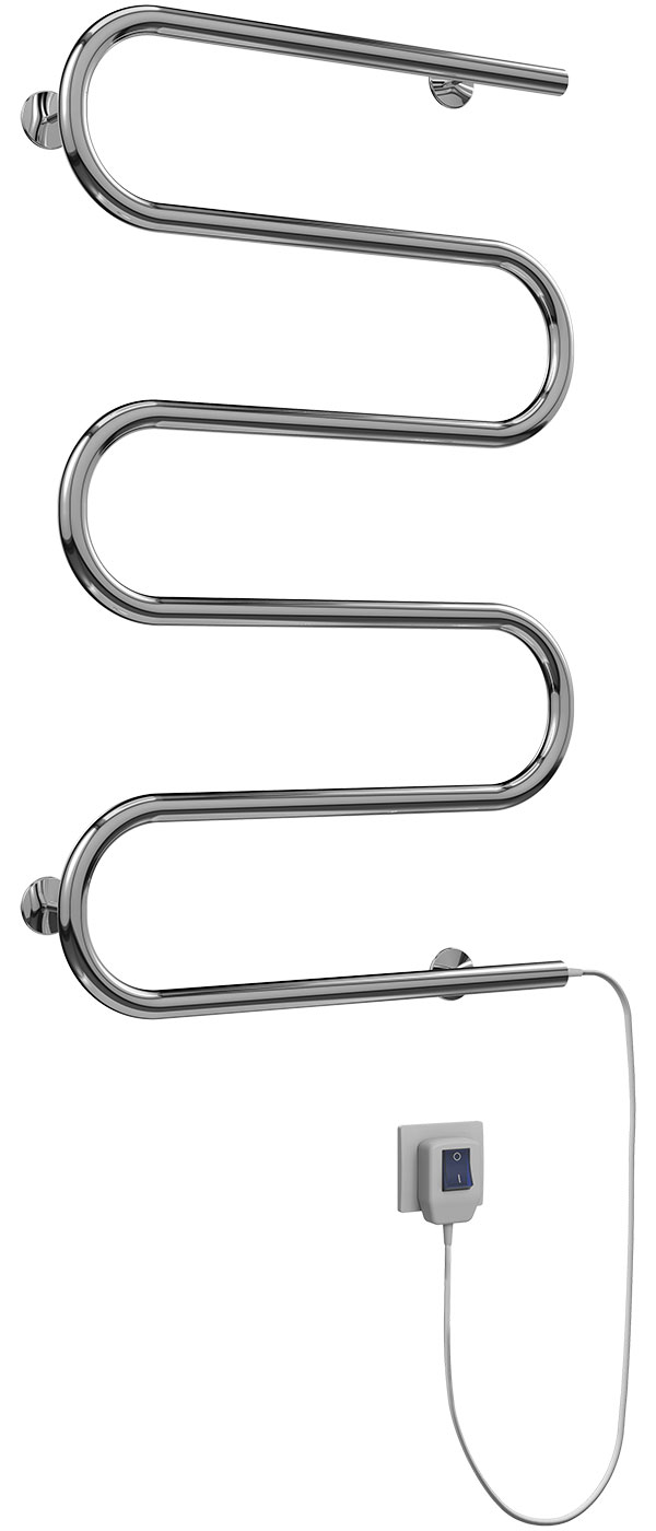 Изображение товара Полотенцесушитель электрический Terminus 25 Ш-образный, 600х800