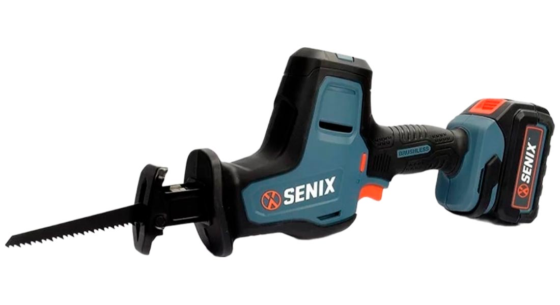 Изображение товара Сабельная пила Senix X2 20В 22 мм бесщеточный аккумулятор Китай
