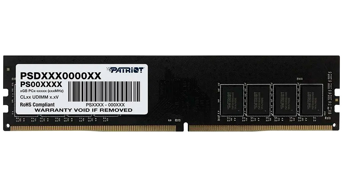 Изображение товара Оперативная память Patriot DDR4 8GB 2666MHz PSD48G26662 для ПК