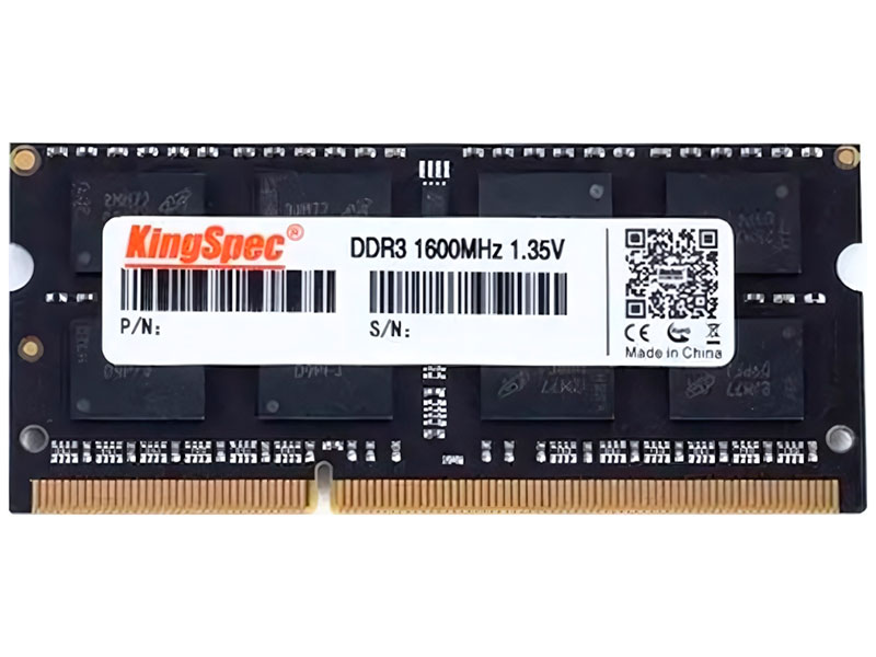 Изображение товара Kingspec DDR3L SO-DIMM 8Gb 1600MHz память для ноутбука