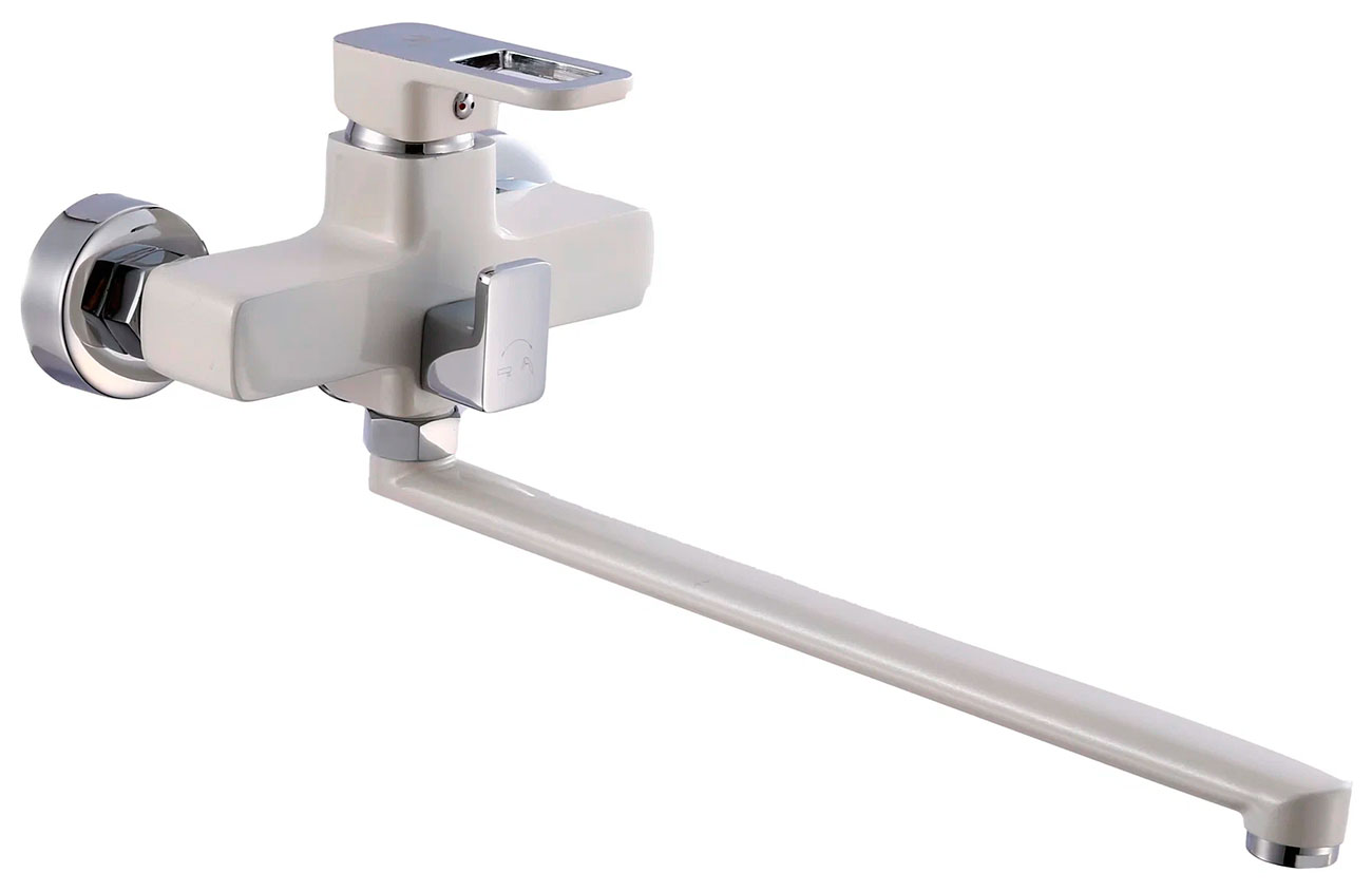 Изображение товара Смеситель для ванны D-Lin D147366-C, белый