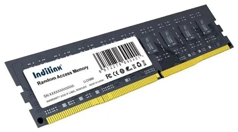 Изображение товара Плашка оперативной памяти DDR4 4GB 2666MHz Indilinx IND-ID4P26SP04X