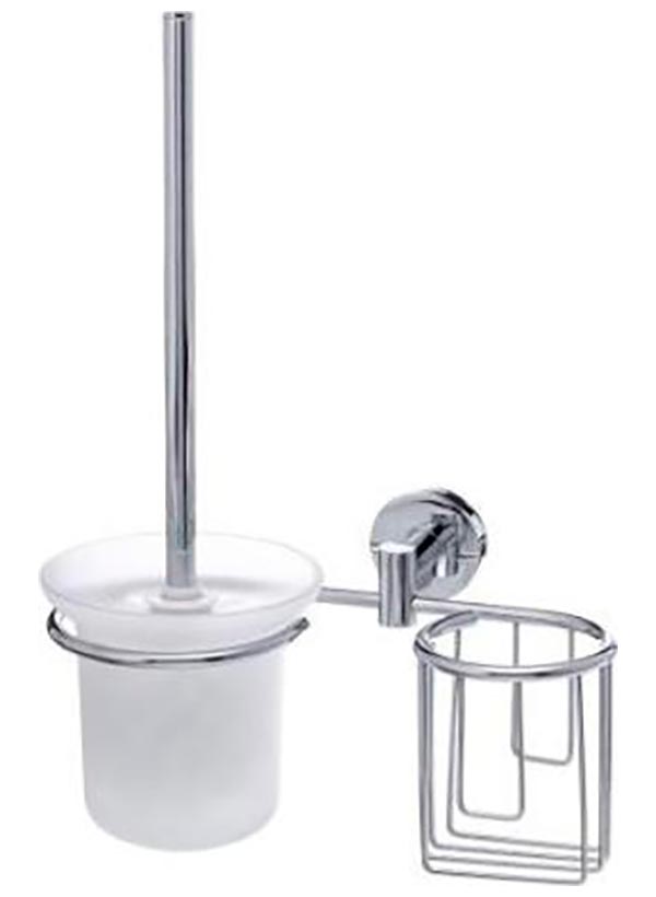 Изображение товара Ершик с держателем освежителя D-Lin D100 хром для ванной комнаты