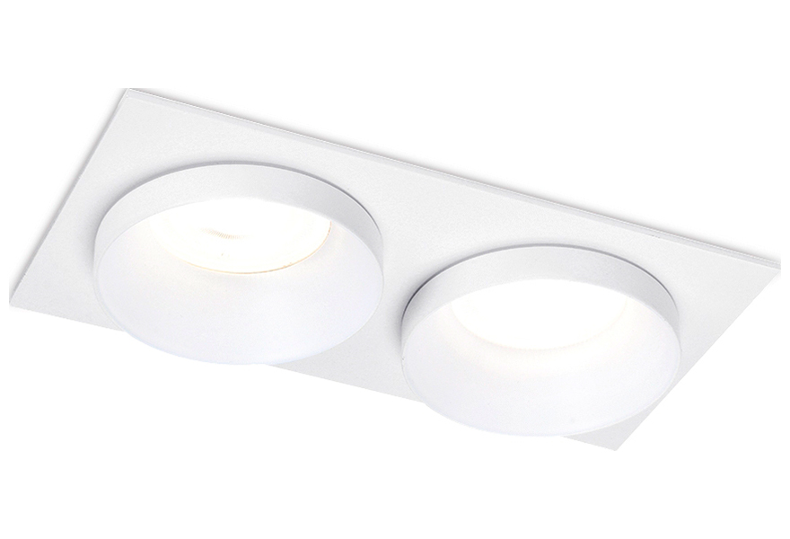 Изображение товара Точечный светильник Ambrella Techno Spot TN170 встраиваемый с 2 LED лампами белый