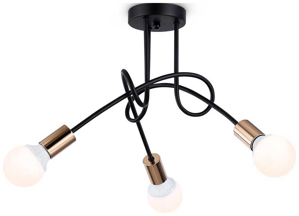 Изображение товара Потолочная люстра Ambrella Light Traditional Loft TR80415 стиль лофт черный металл