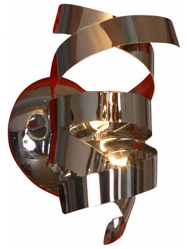 Изображение товара Бра Lussole Briosco GRLSA-5901-01 хром дизайнерский для спальни