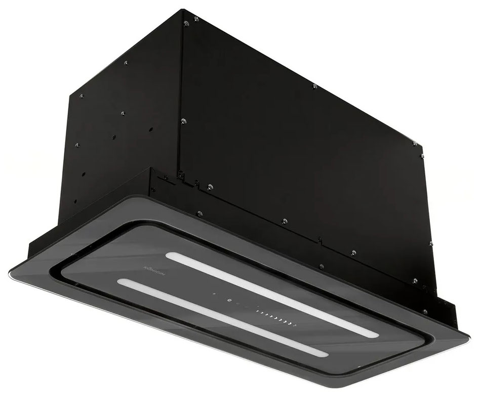 Изображение товара Вытяжка Konigin Altezza Black 60 со стилем арт-нуво, сенсорным управлением и мощным двигателем