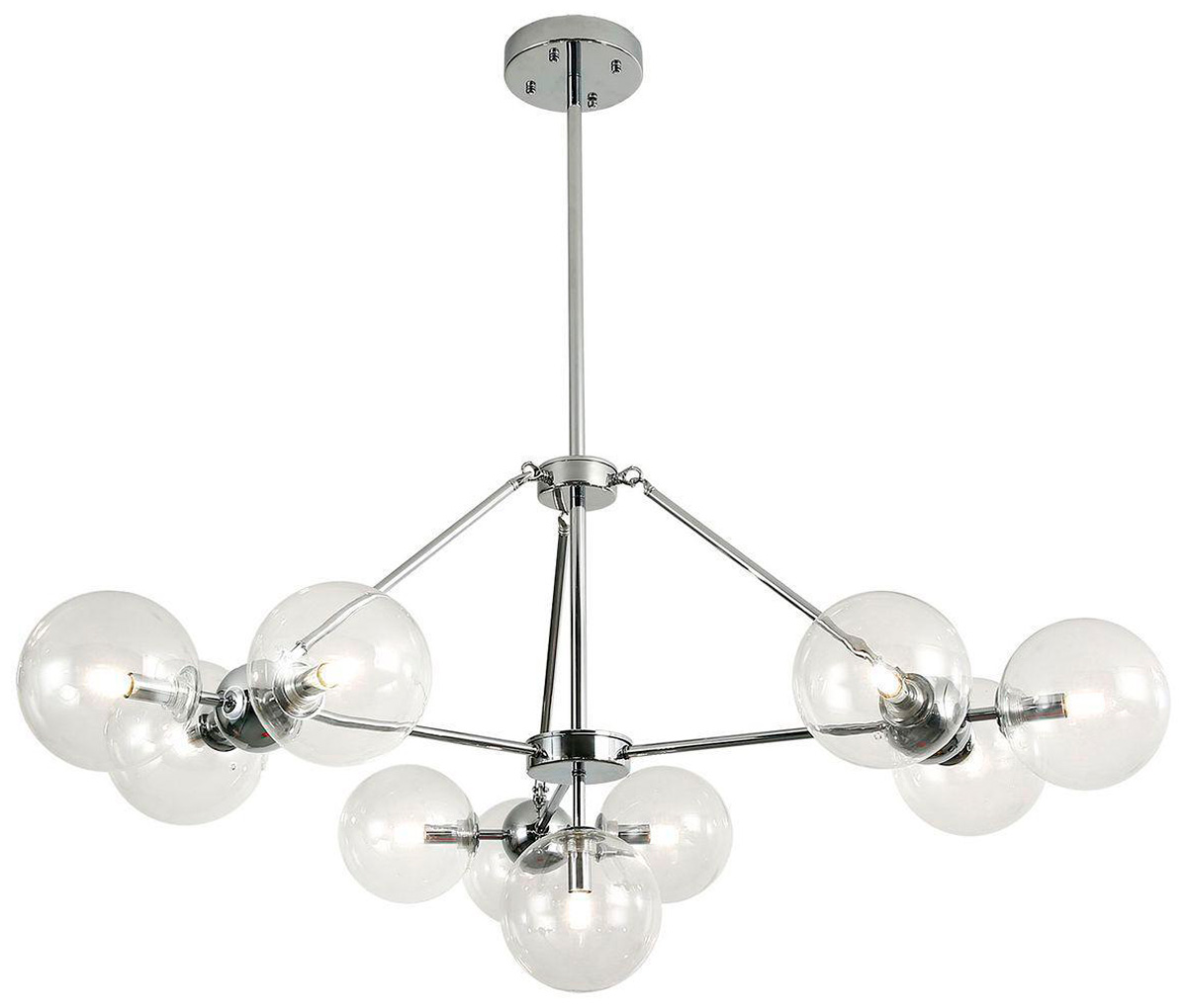 Изображение товара Люстра подвесная Lussole Topgrade Hartwell с галогенными лампами 10 шт металлическая и стеклянная д