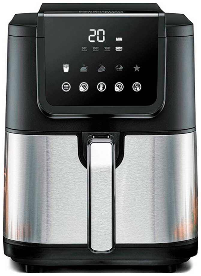 

Аэрофритюрница Rommelsbacher FRH 1500, Черный/нержавеющая сталь