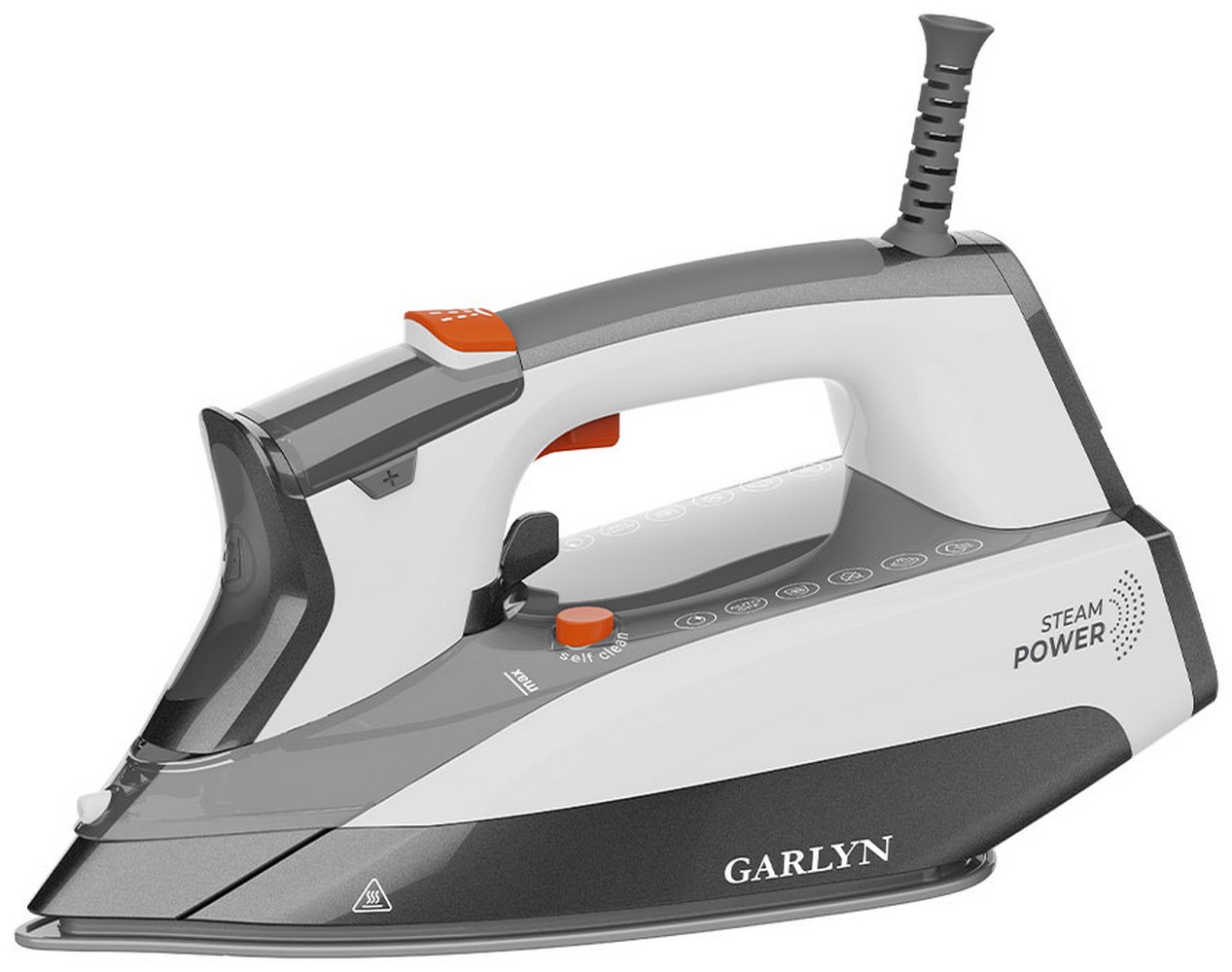Утюг Garlyn GT-250, с керамическим покрытие, паровой удар 170 г/мин Утюг Garlyn GT-250, с керамическим покрытие, паровой удар 170 г/мин