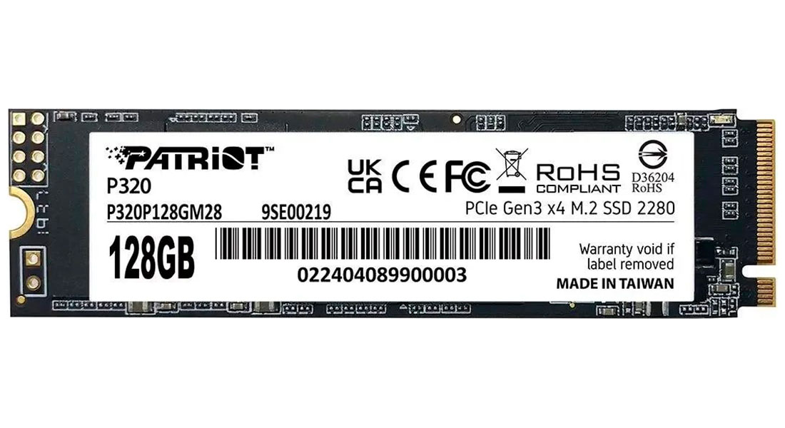 Изображение товара Patriot SSD M.2 P320 128GB быстрый накопитель для ПК и ноутбуков
