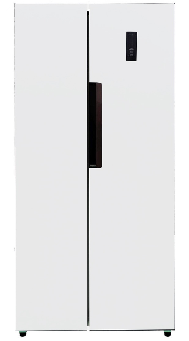 

Холодильник Side-by-Side LEX LSB520WGID, Белое стекло