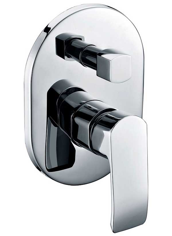 Изображение товара Смеситель для ванны с душем Kaiser Aurora 67277 хромированный скрытая установка