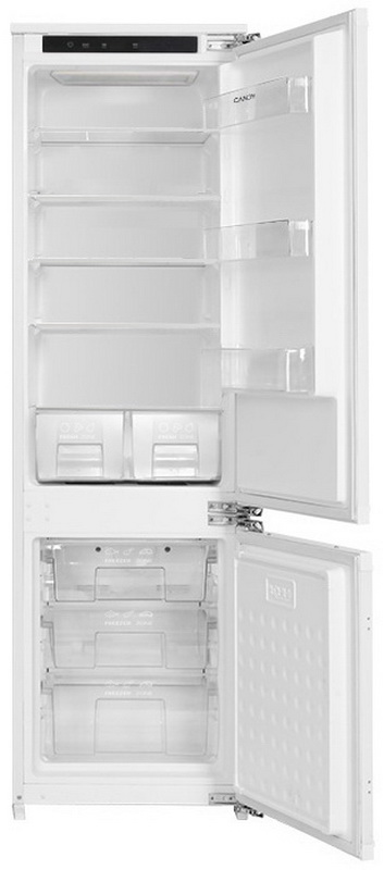

Встраиваемый двухкамерный холодильник Candy CBCS7266AFS, Белый