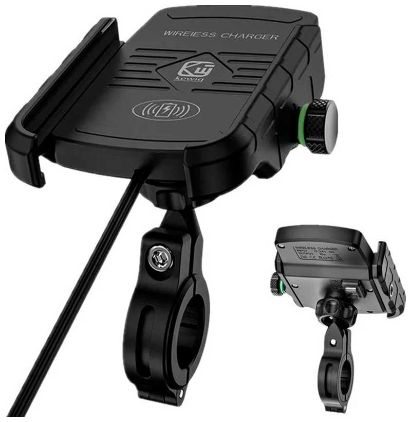 Изображение товара Держатель телефона Kewig M9 с беспроводной зарядкой (KWG-M9)