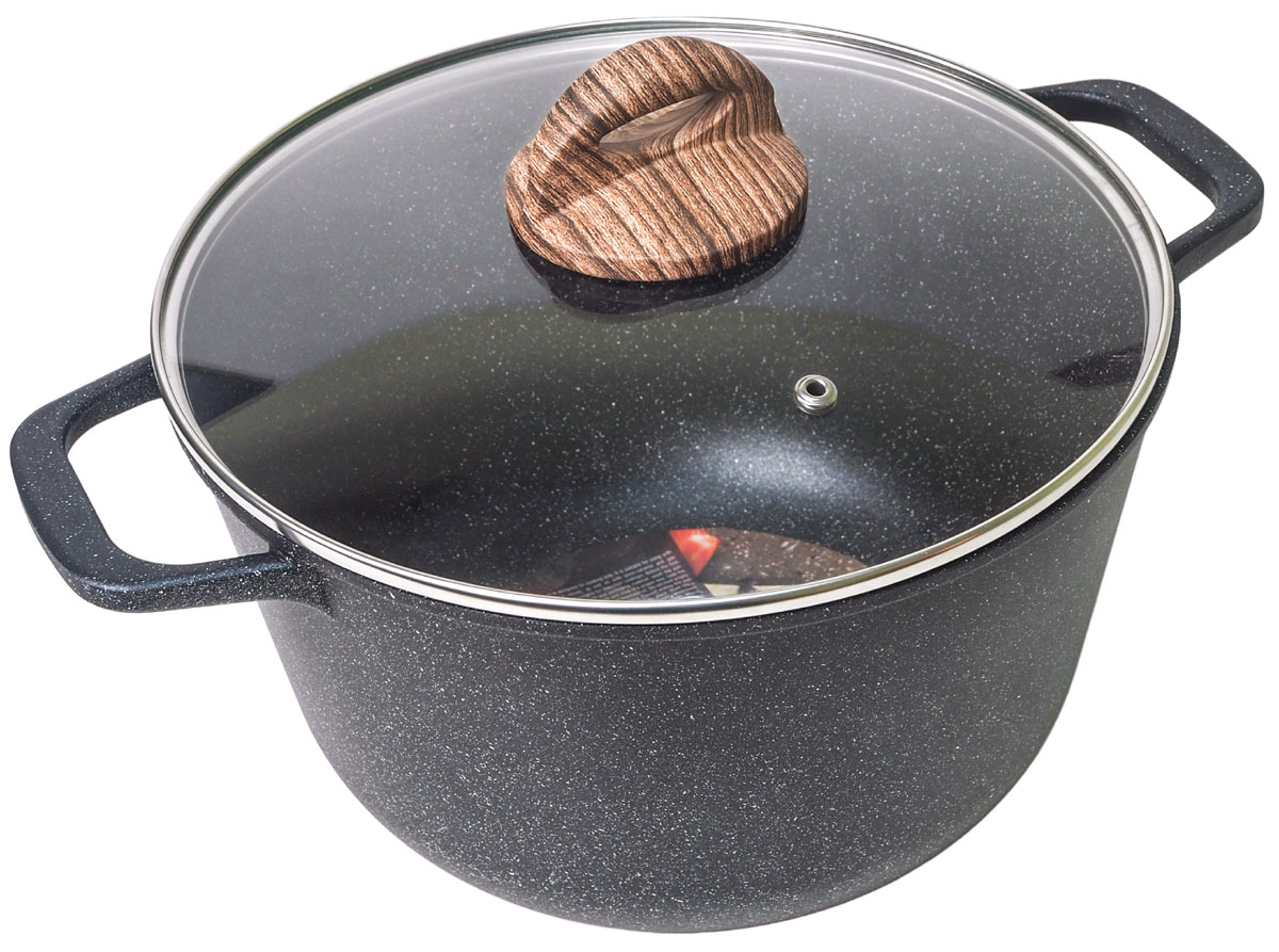 Изображение товара Казан Panairo ECO induction, 5 л, с крышкой, индукция (ECO-KAZ-5-AL-K.wd-I)