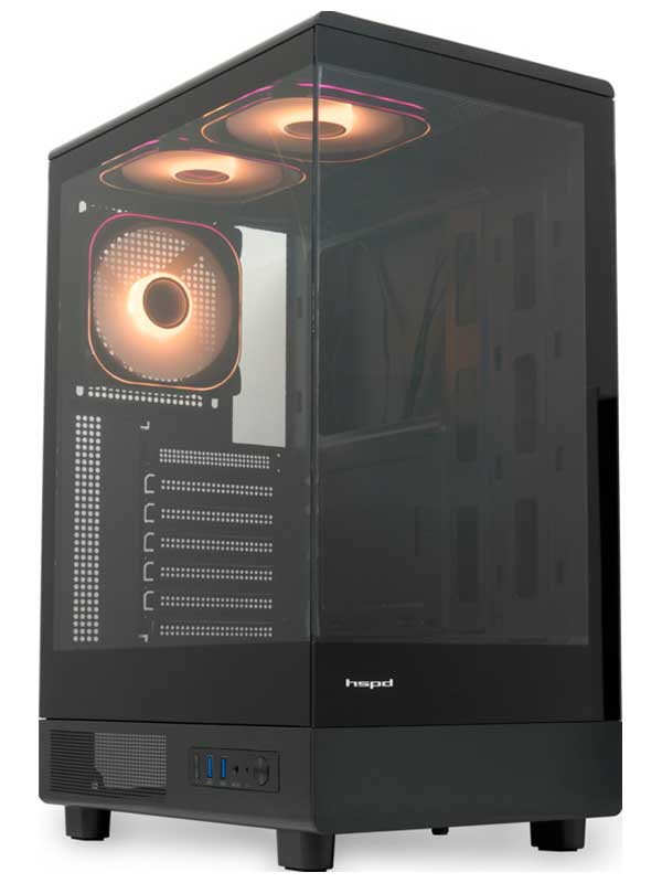 Компьютерный корпус HSPD F510 (F510-TGBK-ARGB) Компьютерный корпус HSPD F510 (F510-TGBK-ARGB)