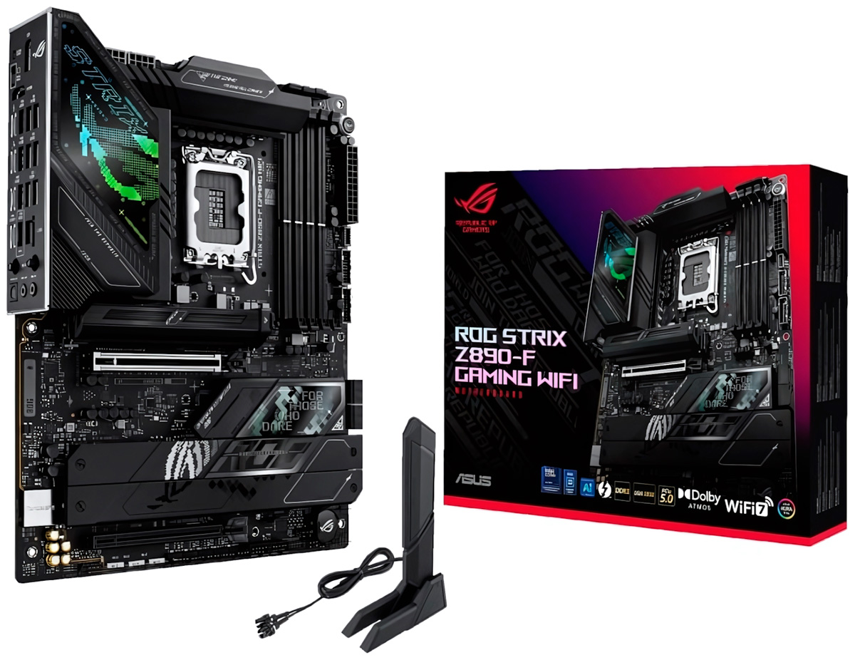 Изображение товара Материнская плата Asus ROG STRIX Z890-F GAMING WIFI LGA1851 ATX для игровых ПК