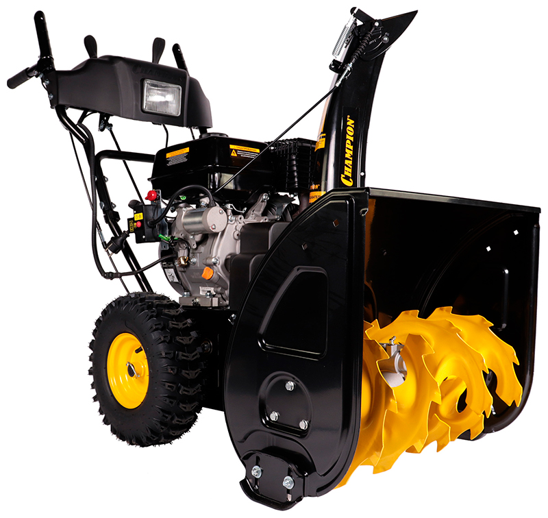Изображение товара Снегоотбрасыватель Champion ST861 8 л.с. 61 см электростартер фара Китай