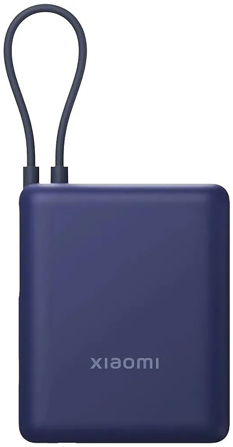 Изображение товара Внешний аккумулятор Xiaomi Power Bank 10000 mAh 33W встроенный кабель USB-C Ice Blue