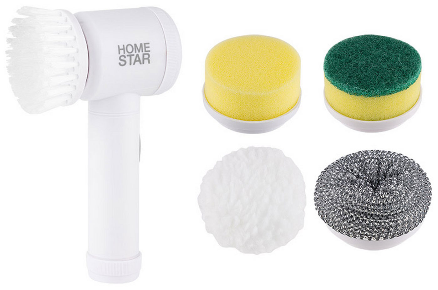 Изображение товара Беспроводная хозяйственная щётка HomeStar HS-1037 с 5 насадками