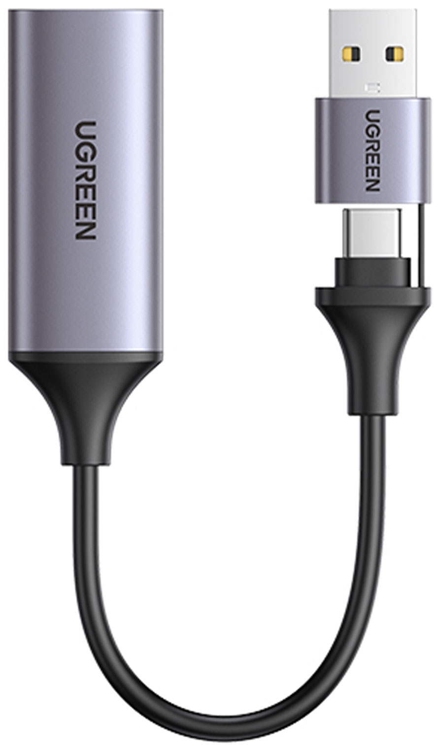 Изображение товара Устройство-USB Ugreen CM489, для захвата видео с разрешением 1080P, серый космос (40189)