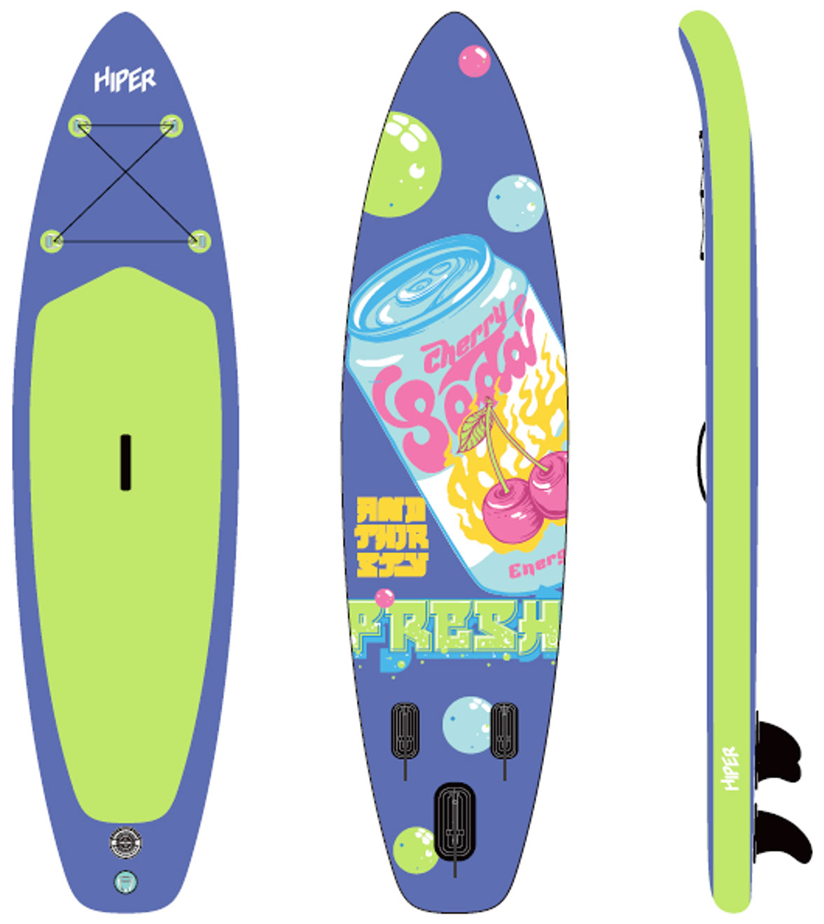 Изображение товара Надувная SUP-доска Hiper Fresh SUPB-0144 для активного отдыха на воде