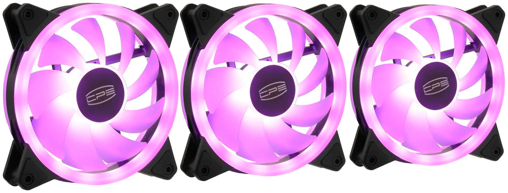 Изображение товара Вентиляторы для корпуса PCCooler F3 T120 3х120 mm PWM ARGB (F3-T120BKAM3-GL)