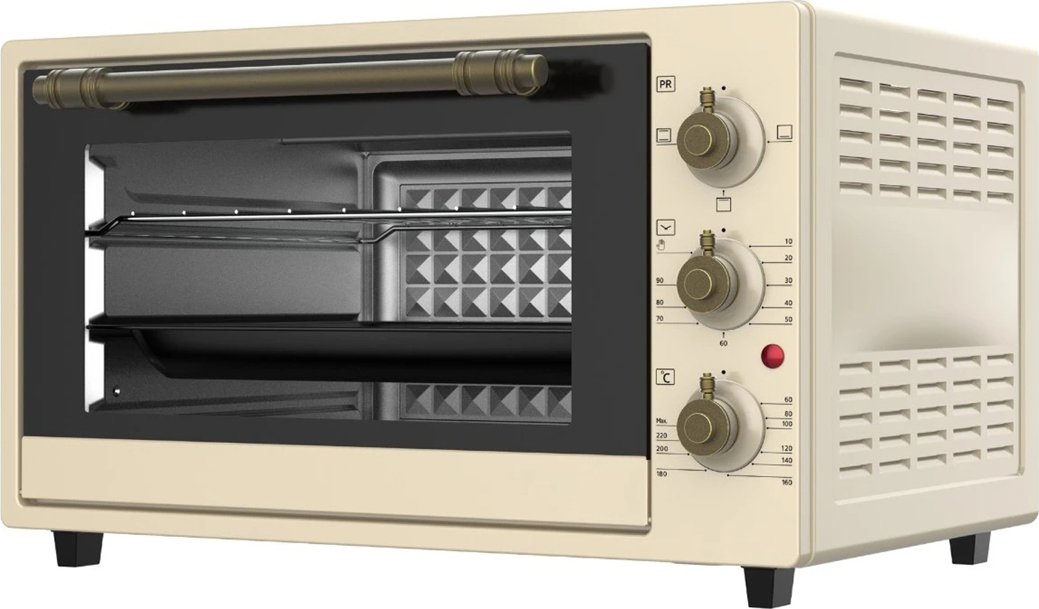 Изображение товара Мини-печь Ardo MO3831RC2 электрическая с ретро-дизайном 38 л