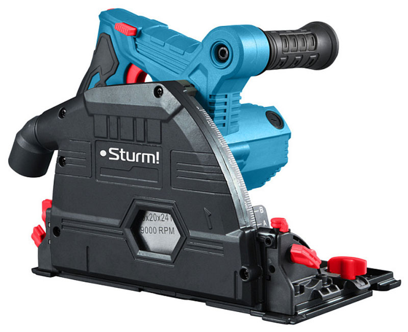 Изображение товара Пила циркулярная погружная Sturm! ПРОФИ CS51165PS, 1400 Вт, 165х20 мм, 5000 об/мин, 4 м кабель