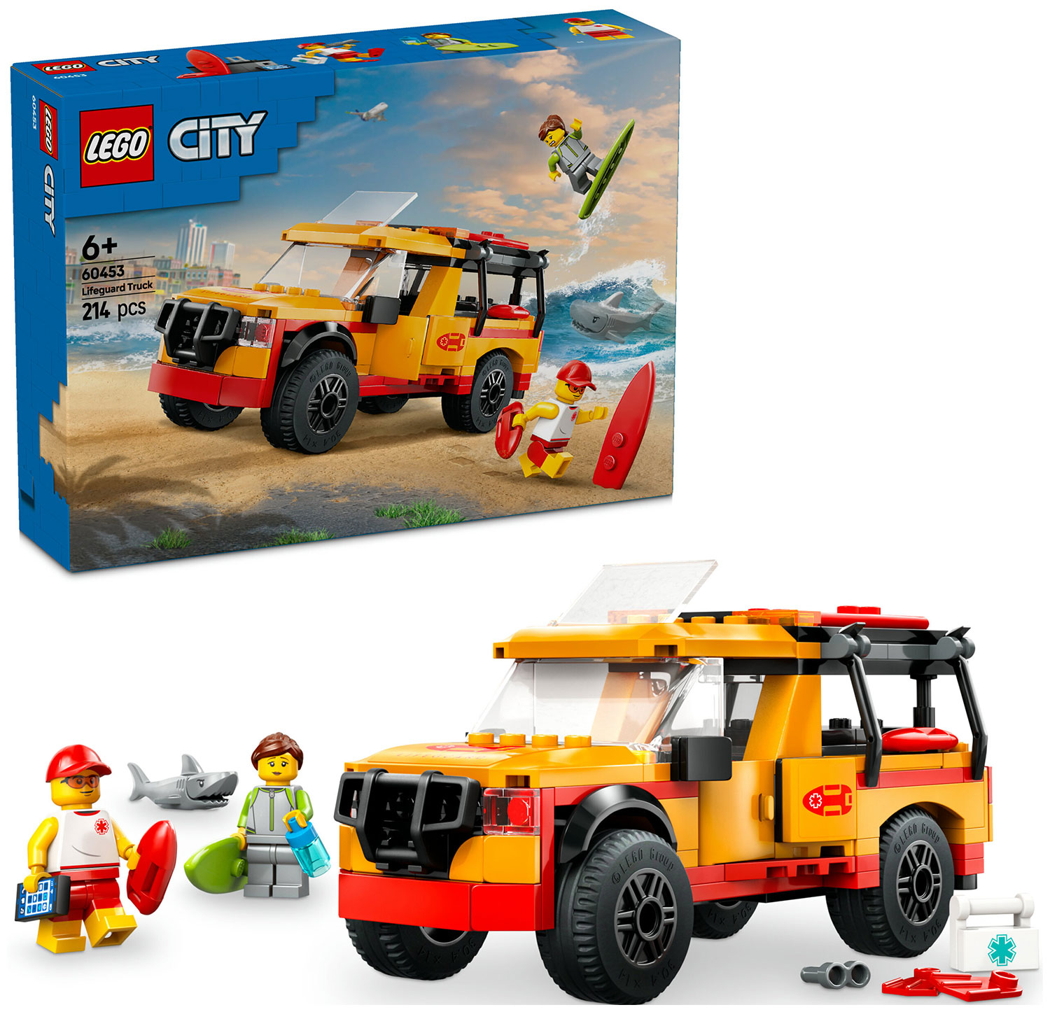 Изображение товара LEGO City Пляжный грузовик для спасателей 60453 конструктор для детей
