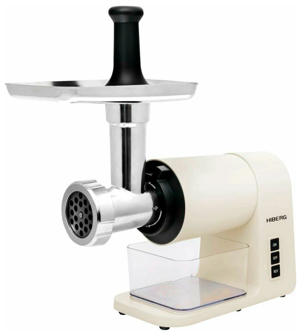 

Мясорубка Hiberg MG 990 Y, Бежевый