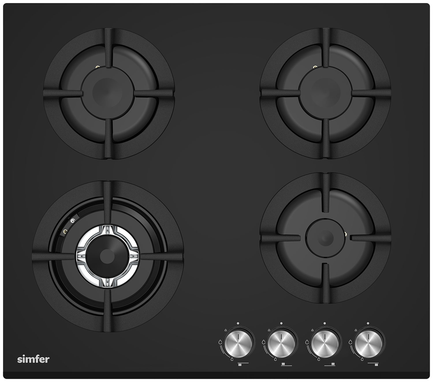 Изображение товара Газовая варочная панель Simfer H60N41S525 с 4 конфорками