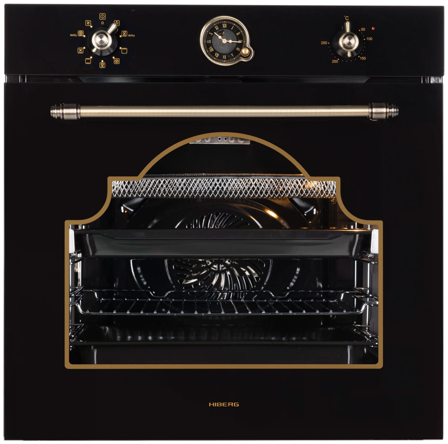 Изображение товара Электрический духовной шкаф Hiberg VM 6392 BR с 8 режимами и каталитической очисткой