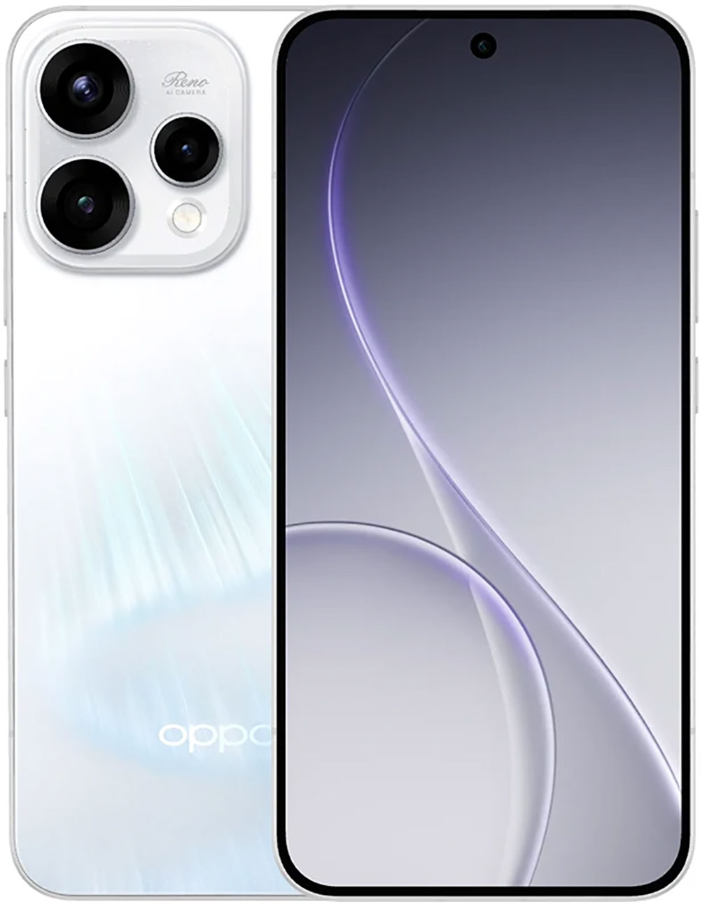 

Смартфон Oppo Reno15 5G CPH2825 12+256 Aurora White, Белый