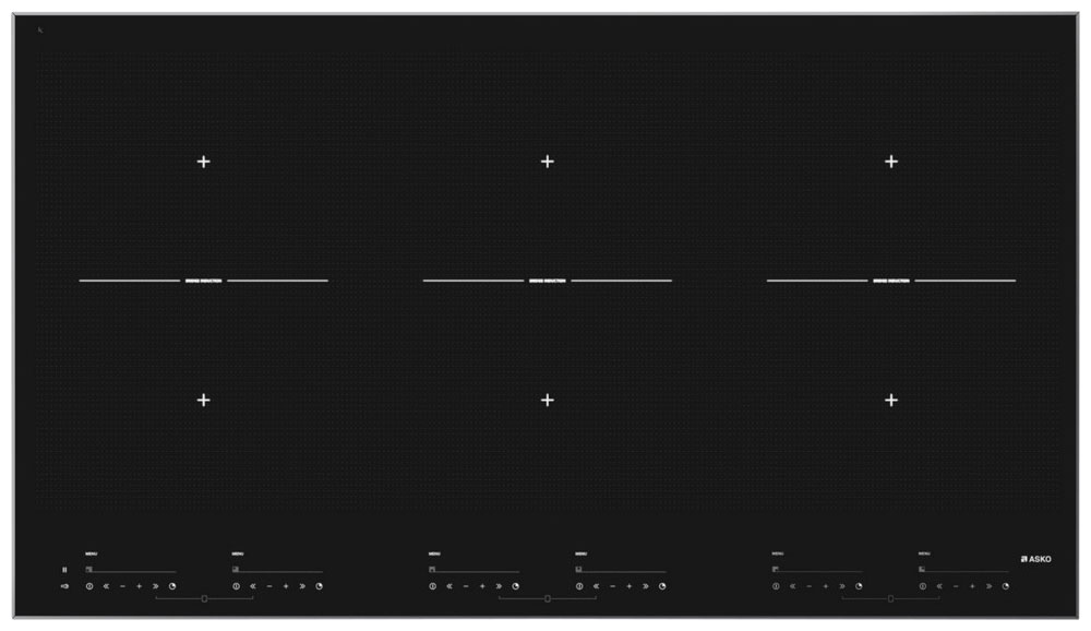 Изображение товара Электрическая индукционная варочная панель Asko HI 1995 G 6 конфорок сенсорное управление