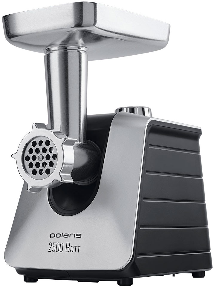 

Мясорубка Polaris PMG 2561, чёрный/серебро, Черный/серебристый